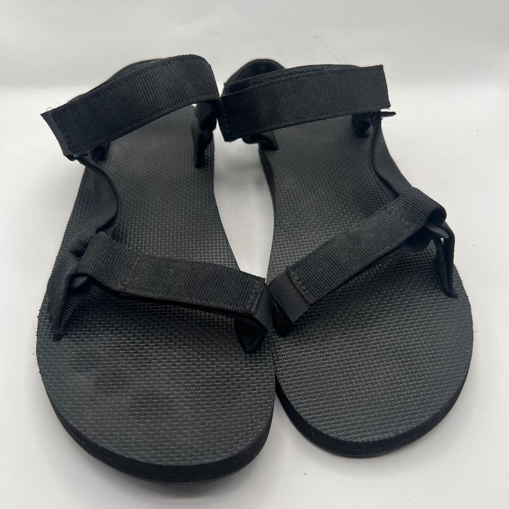 Teva Original Universal Mens Black Sport Sandals Walking Camp 1004010 Size 12 - Picture 4 of 7